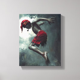 Saci (Impressão semelhante à pintura à mão) Canvastryck