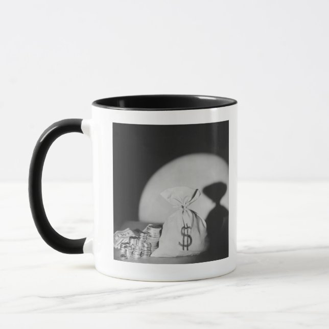 Säck av pengar mugg (Vänster)