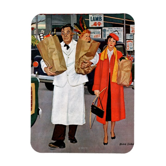 Sack Fullt av problem Magnet (Vertikal)