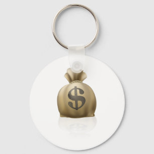 Sack i dollar nyckelring