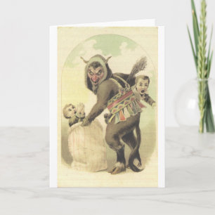 Sack of Krampus Helgkort