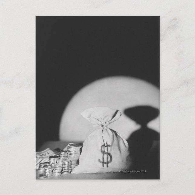 Sack of Money Vykort (Framsida)