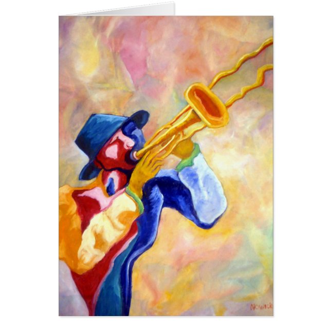 SACKBUT HÄLSNINGSKORT (Framsidan)