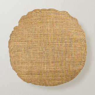 Sackduth Struktur: Rustic Background Essence Rund Kudde