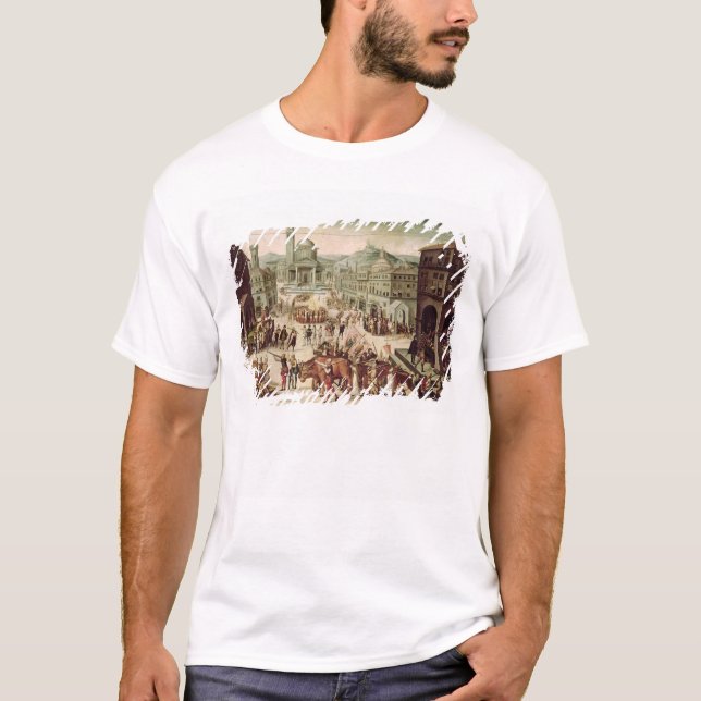 Säcken av Lyons vid Barondesen Adrets Tee Shirt (Framsida)