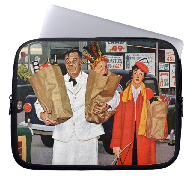 Säckfullt av besvärar laptop sleeve (Framsidan)