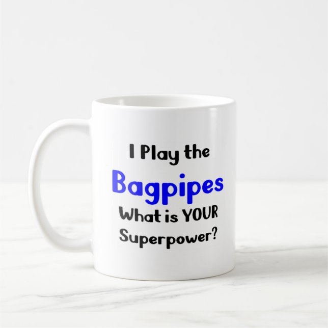 säckpipa kaffemugg (Vänster)