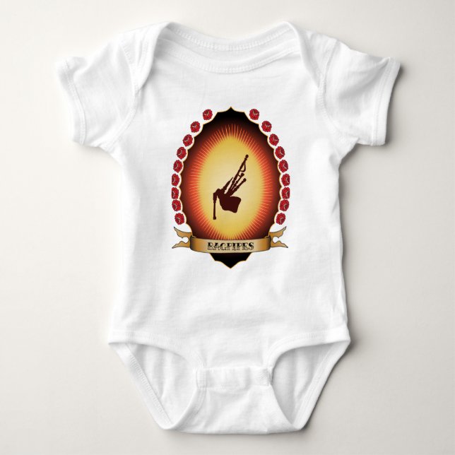 Säckpipa Mandorla T-shirt (Framsida)