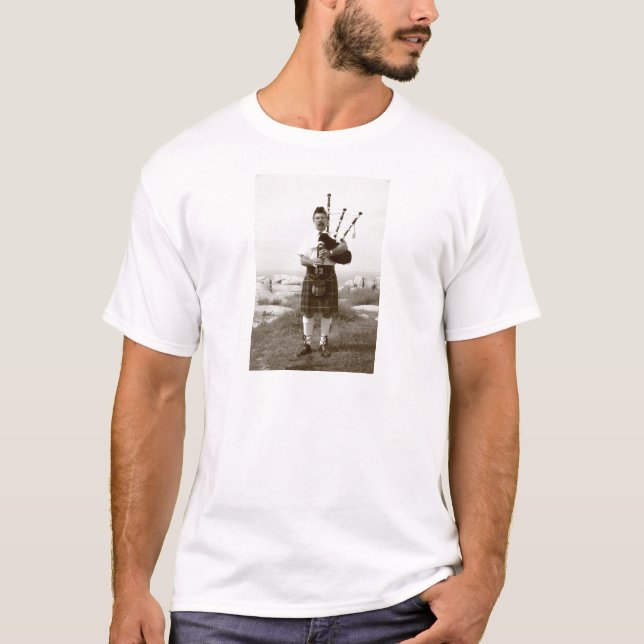 Säckpipa T-shirt (Framsida)