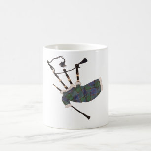 säckpipa vid highsaltire kaffemugg