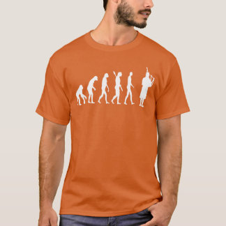 Säckpipans utveckling Säckpipning Skotsk säckpipar T Shirt