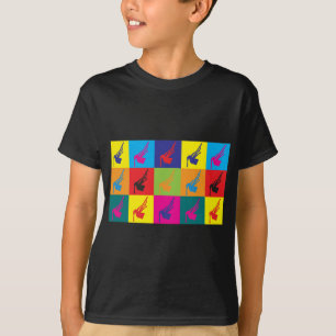 Säckpipapopkonst T-shirt