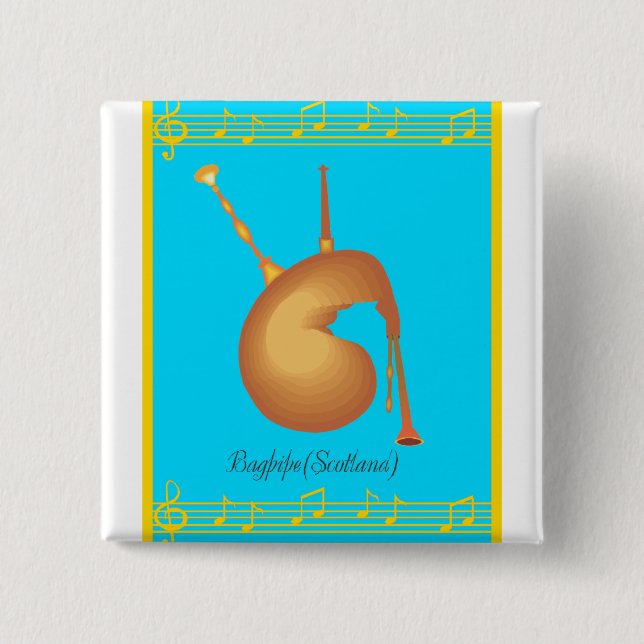 säckpipe- knapp (Framsida)