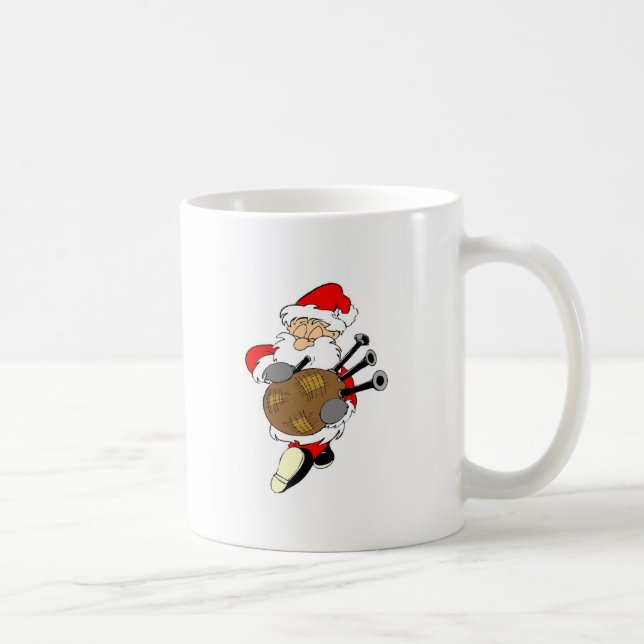Säckpipe- Santa Kaffemugg (Höger)
