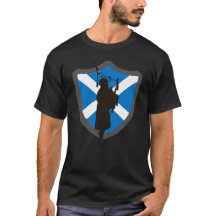 Säckpipe- T-tröja för Highlander