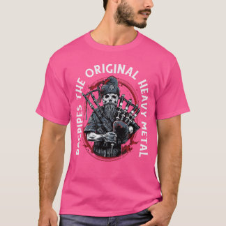 Säckpipespelare SäckpipaMusik Skottland Säckpipelj T Shirt
