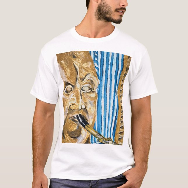 Säckpipespelare T Shirt (Framsida)