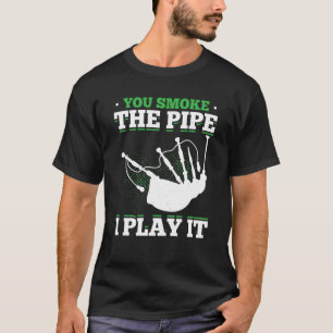 Säckpipor för säckpipespelare Säckpipespelare Säck T Shirt