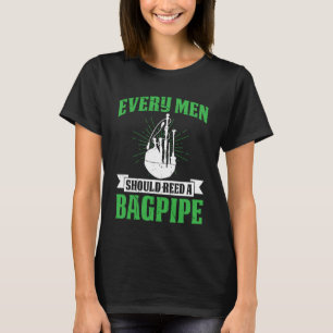 Säckpipor för säckpipespelare Säckpipespelare Säck T Shirt