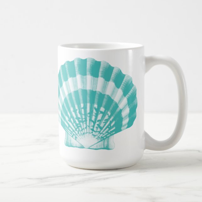 Säckskal - mjukt akvarium och vitt kaffemugg (Höger)