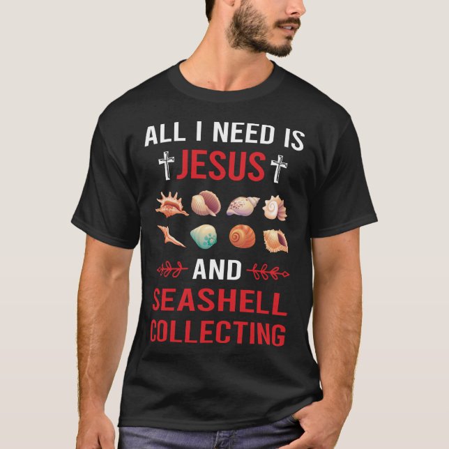 Säckskal som samlar in Snäcka från Seashells T Shirt (Framsida)