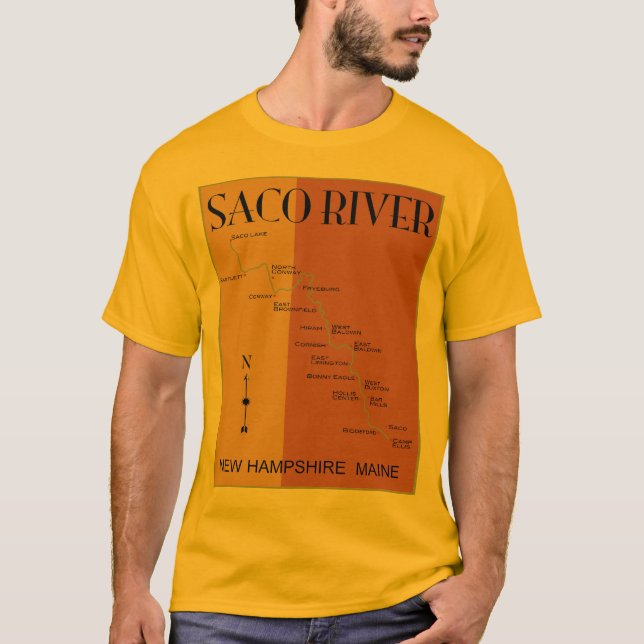 Saco flod tee (Framsida)