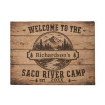 Saco River Camp Personlig Tröskelmatta