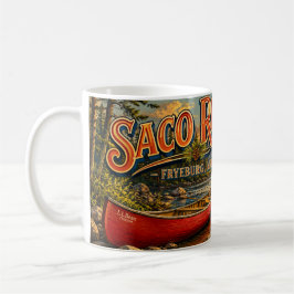 Saco River Fryeburg Maine Kaffe Mugg