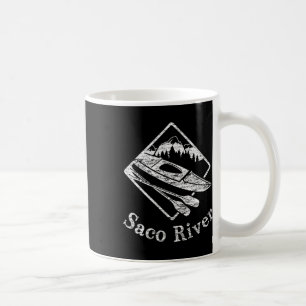 Saco River Kayak Kayaking Boating Rapids Canoe Pad Kaffemugg