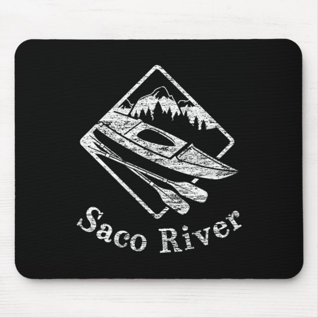 Saco River Kayak Kayaking Boating Rapids Canoe Pad Musmatta (Framsidan)