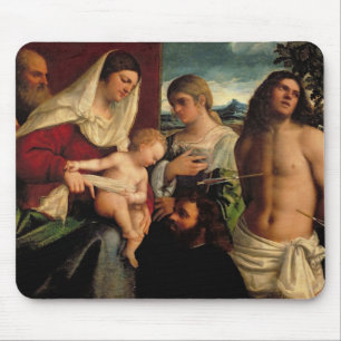 Sacra Conversatione med SS. Catherine Sebastian Musmatta