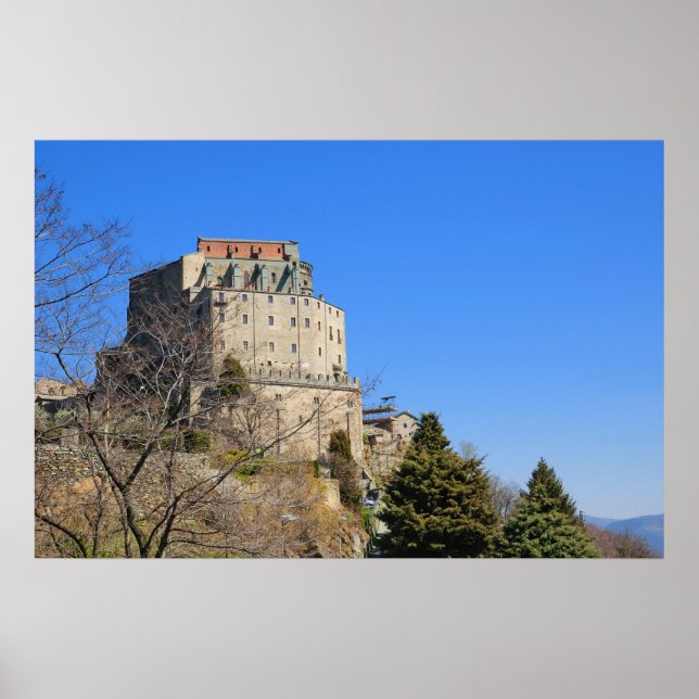 Sacra di San Michele eller Saint Michael's Abbey Poster (Framsidan)