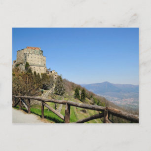 Sacra di San Michele känd sedan 1100-talet Vykort