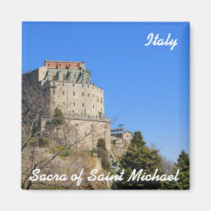 Sacra di San Michele kloster i Italien resa Magnet