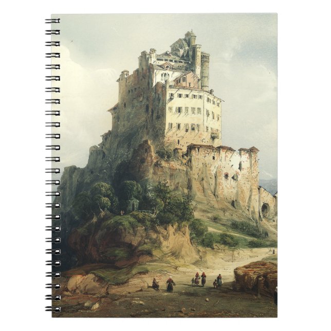 Sacra di San Michele klostret Alpin konst Anteckningsbok (Framsidan)