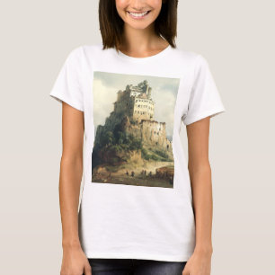 Sacra di San Michele klostret Alpin konst T Shirt