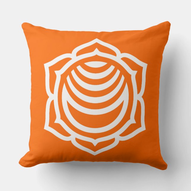 Sacral Chakra Energy Dekorativ kudde (Framsida)