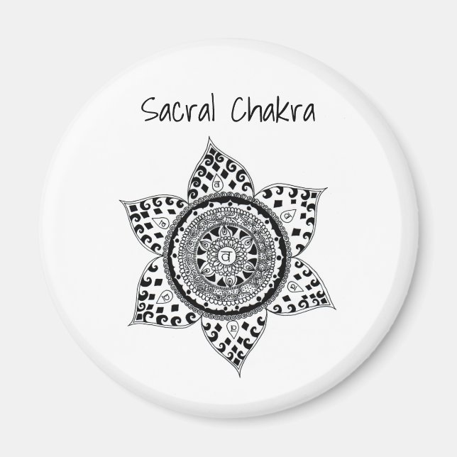 Sacral Chakra magnet (Framsidan)