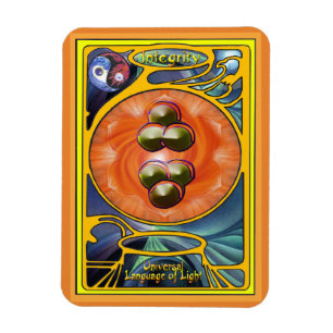 Sacral Chakra Mandala - interity Magnet