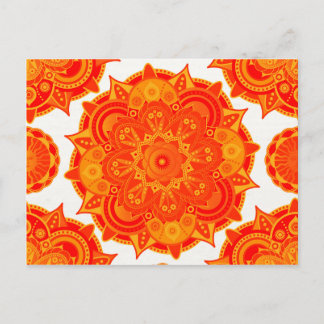 Sacral Chakra Mandala Vykort
