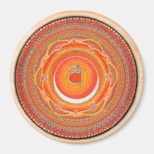 Sacral Chakra Mandalamagnet Magnet