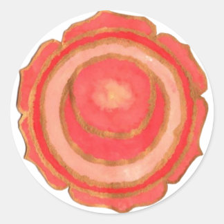 Sacral Chakra Sticker Runt Klistermärke