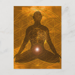 Sacral Chakra Swadhisthana Vykort