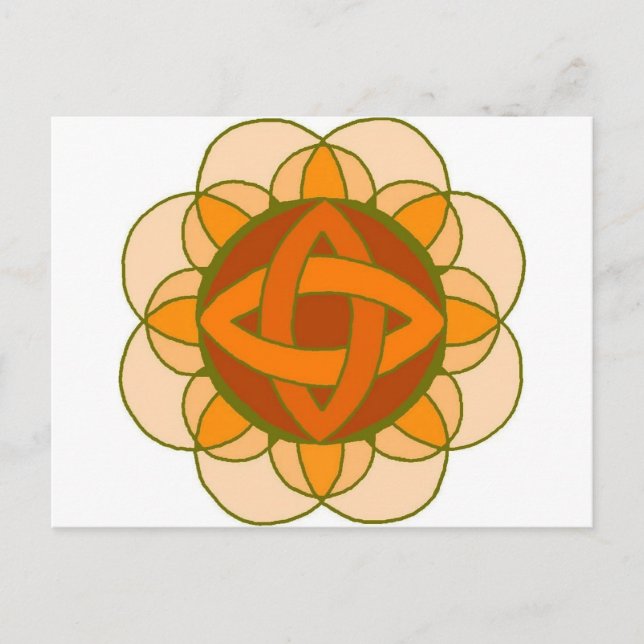 "Sacral Chakra" vykort (Framsida)