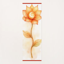 Sacral Chakra Yogamatta – Orange Lotus Kreativitet