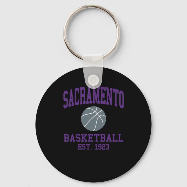 Sacramento Basketball Nyckelring (Framsida)