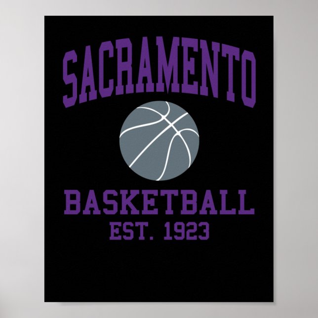 Sacramento Basketball Poster (Framsidan)