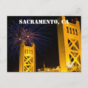Sacramento, CA-vykort Vykort