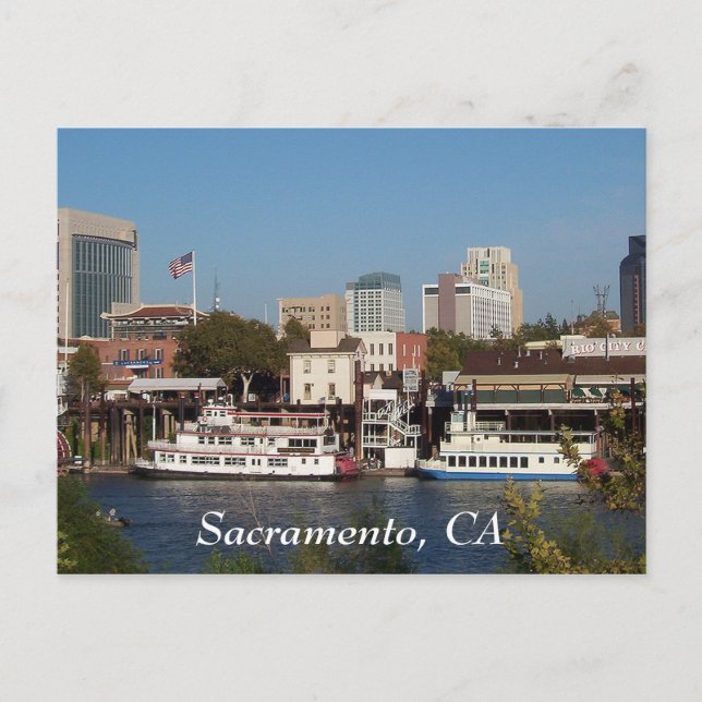 Sacramento, CA-vykort Vykort (Framsida)