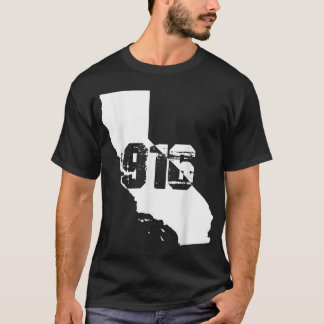 Sacramento California 916 Area Code T Shirt